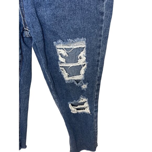 PacSun High Rise Straight Leg Distressed Denim Jeans Womens Size 28 - Picture 2 of 6